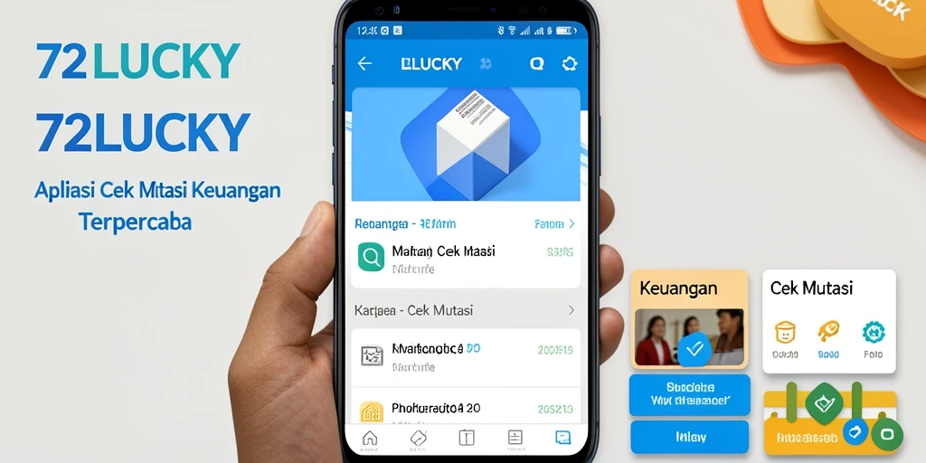 Tampilan antarmuka <strong>72LUCKY</strong> yang sederhana untuk cek mutasi keuangan.