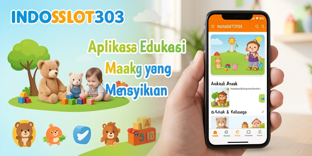 Tampilan antarmuka aplikasi Edukasi Anak yang menarik dan interaktif.