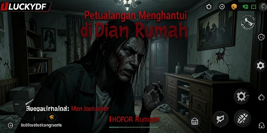 Tampilan menarik dari LUCKYDF dengan atmosfer horor yang menyeramkan.