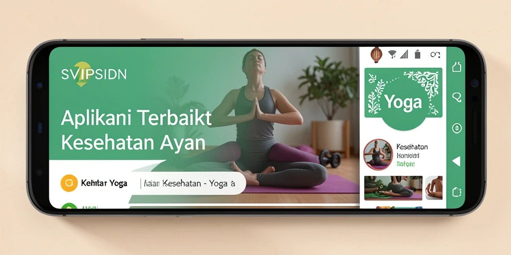 Tampilan antarmuka pengguna SVIPSIDN untuk sesi Yoga yang interaktif.